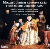 Clarinet Cto/Cto For Flute&Harp:Mozart