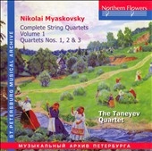 タネーエフ弦楽四重奏団/N. Miaskovsky - Complete String Quartets. Vol. 1