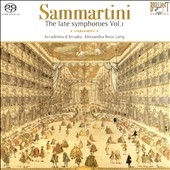 G.B.Sammartini : The Late Symphonies Vol.1 -J-C.63, J-C.22, J-C.31, J-C.60, Quintet No.5 / Alessandra Rossi Lurig(cond), Accademia d'Arcadia G.B.Sammartini : The Late Symphonies Vol.1 -J-C.63, J-C.22, J-C.31, J-C.60, Quintet No.5 / Alessandra Rossi Lurig(cond), Accademia d'Arcadia