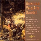 Brahms, Schumann, et al / American Vocal Arts Quintet