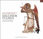 ڥ顦ߥĥ/Melchior Vulpius  6-7-Stimmige Motetten der Cantiones Sacrae I[VKJK1523]