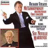 Strauss: Metamorphosen, Oboe Concerto / Marriner, Lencses