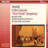 Dvor k: Cello Concerto, "New World" Symphony / Schiff, Davis