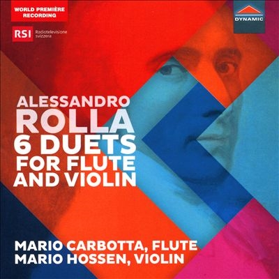 Alessandro Rolla: 6 Duets for Flute and Violin Alessandro Rolla: 6 Duets for Flute and Violin
