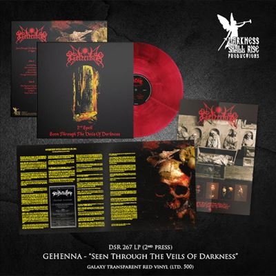 Gehenna/Seen Through the Veils of Darkness (The Second Spell)Galaxy Red/Black Vinyl [DSR267LPC2]