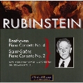 Beethoven : Piano Concerto no. 4, Saint-Saens : Piano Concerto no. 2 / Rubinstein, Mitropoulos, NYP