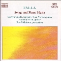 Classical Palette - Falla: Songs and Piano Music / Quaife