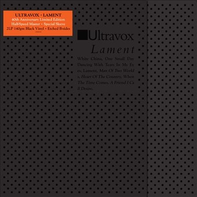 Ultravox/Lament (Deluxe Edition): 40th Anniversary Edition＜限定盤＞