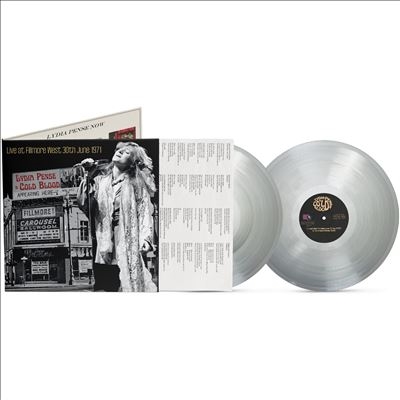 Lydia Pense/Live at the Fillmore West 30th June 1971Silver Vinyl[RENA12081]