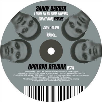 TOWER RECORDS ONLINE㤨Sandy Barber/I Think I'll Do Some Stepping (On My Own [Remixes][BBE188ELP]פβǤʤ4,290ߤˤʤޤ