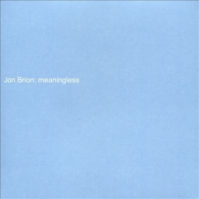 Jon Brion/Meaningless[CDJBR210]
