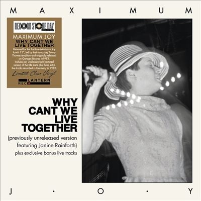 Maximum Joy/Why Can't We Live Together (Previously Unreleased Version Plus Exclusive Bonus Live Tracks)RECORD STORE DAYоݾʡ[LANR042]