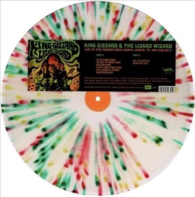 King Gizzard &The Lizard Wizard/Live At The Carson Creek Ranch, Austin, Tx. May 2nd 2014Multicolor Splatter Vinyl[RRSCV009]