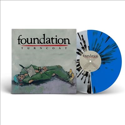 Foundation (Hardcore)/Turncoat/Cyan/Clear/Black Splatter Vinyl[CLCR140V]