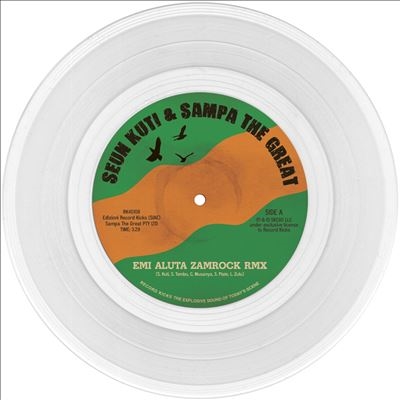Seun Kuti &Egypt 80/Emi Aluta Zamrock Remix / Emi Aluta 45 Edit/Transparent Vinyl[RK45108LPC1]
