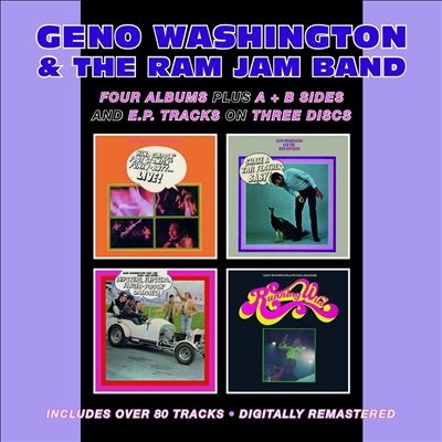 Geno Washington &The Ram Jam Band/Hand Clappin'Foot Stompin'Funky-Butt... Live!/Shake A Tail Feather/Hipsters. Flipsters. Finger-Poppin'Daddies!/Running Wild Plus A &B Sides And E.P. Tracks[BGOCD1433]