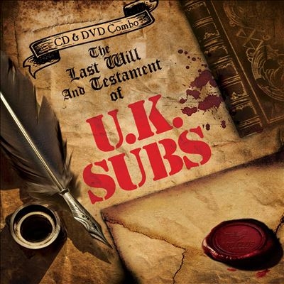 U.K. Subs/The Last Will And Testament Of U.K. Subs CD+DVD[CLO5461]
