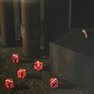 Five Dice, All Threes＜Red & Black Splatter Colored Vinyl＞