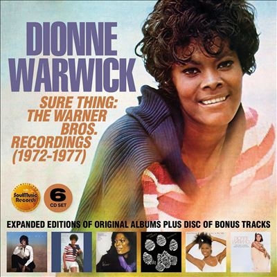 Dionne Warwick/Sure Thing - The Warner Bros. Recordings 1972-1977 6CD Clamshell Box Set[QSMCR5207BX]