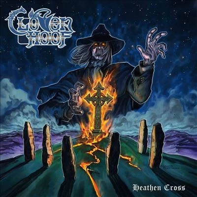 Cloven Hoof/Heathen CrossBlue/Black &White Splatter Vinyl[HRR958LP2SPLA]