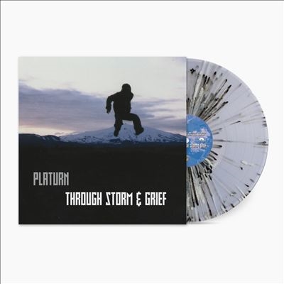 D.J.Platurn/Through Storm &GriefIcy Marble Eco-Mix-Splatter of Clear, Blue, and White Vinyl[FFDI221]