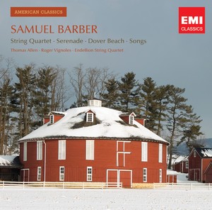 Barber: String Quartet Op.11, Serenade Op.1, Dover Beach Op.3, etc / Thomas Allen, Roger Vignoles, etc