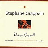 Vintage Grappelli: At The Winery/Vintage 1981