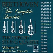 Beethoven: The Complete Quartets Vol IV / Orford Quartet