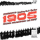 Shostakovich: Symphony no 11 "1905" / DePreist, Helsinki PO
