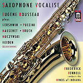 Saxophone Vocalise / Rousseau, Fennell, Winds of Indiana