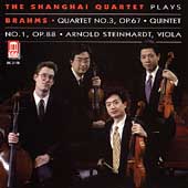 Brahms: String Quartet 3, String Quintet 1 /Shanghai Quartet