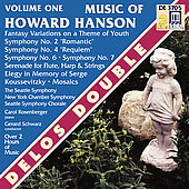 Music of Howard Hanson Vol 1 / Schwarz, Rosenberger, et al