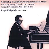 A Recital of 20th Century Harpsichord Music