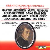 Great Chopin Performers - Fichman, Kentner, Gekic, Ekier