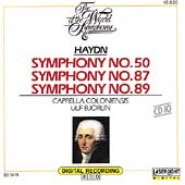 The World of the Symphony - Haydn: Symphonies No.50, 87, 89