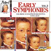 Mozart: Early Symphonies Vol 3 / Hans Graf