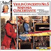 Mozart: Violin Concerto no 5, Sinfonia Concertante