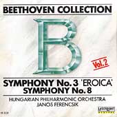 Beethoven Collection Vol 2- Symphony no 3 & 8 / Ferencsik
