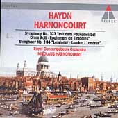 Haydn: Symphonies Nos 103-104 / Harnoncourt, Concertgebouw