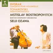 Dvorak: Cello Concerto;  Tchaikovsky / Rostropovitch, Ozawa