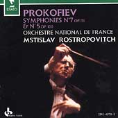 Prokofiev: Symphonies no 7 & 5 / Rostropovitch