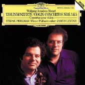 Mozart: Violin Concertos nos 3 & 5 / Perlman, Levine