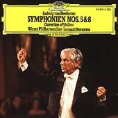 Beethoven: Symphonies 5 & 8, etc / Bernstein, Vienna PO