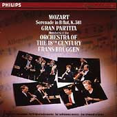 Mozart: Gran Partita /Brueggen, Orchestra of the 18th Century