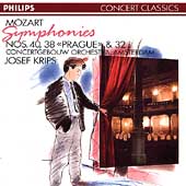 Mozart: Symphonies nos 32, 38 & 40 / Krips, Concertgebouw