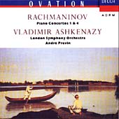 Rachmaninov: Piano Concertos 1 & 4 / Ashkenazy, Previn