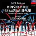 Gershwin: Rhapsody in Blue, American in Paris, etc / Dutoit