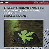 Brahms: Symphony Nos 2 & 3 / Haitink