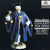 Albinoni: Concerti per Oboe Op.7 / Hans Elhorst(ob), Heinz Holliger(ob), Alexander Wijnkoop(cond), Berne Camerata