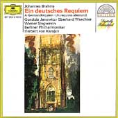 Brahms: Ein deutsches Requiem / Karajan, Janowitz, Waechter